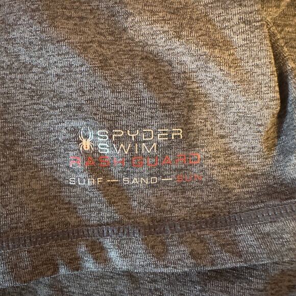 Spyder Men’s Long Sleeve Rash Guard Swim Shirt Size XXL UPF 50+ Surf Sand Sun - Picture 8 of 12